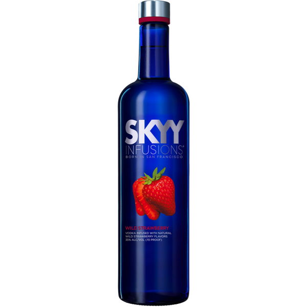 Buy SKYY Infusions Wild Strawberry Vodka 750ml | SKYY - Wooden