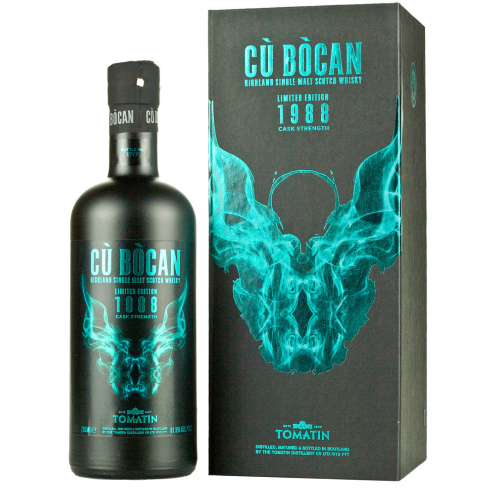Tomatin Cù Bòcan 1988 Vintage Limited Edition Scotch Whisky - Available at Wooden Cork