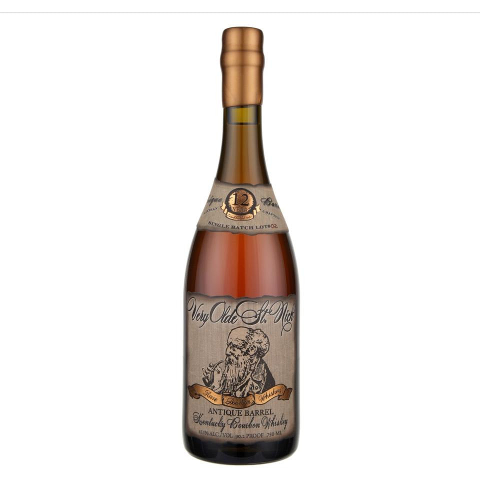Very Olde St. Nick 12 Year Antique Barrel Bourbon Whiskey - Available at Wooden Cork