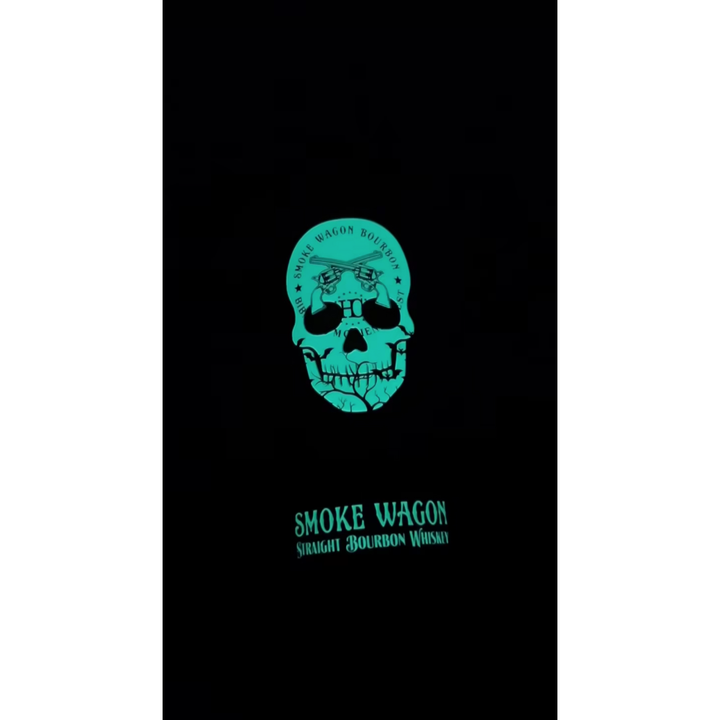 Smoke Wagon Straight Bourbon Whiskey Halloween Glow in the Dark Edition 2023