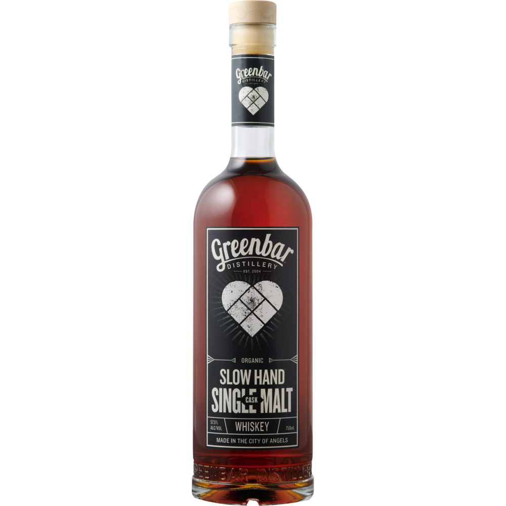 Greenbar Distillery Slow Hand Single Malt Cask Whiskey - Available at Wooden Cork