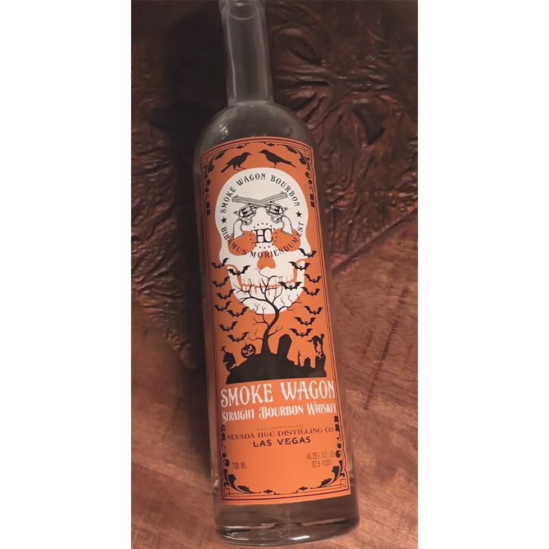 Smoke Wagon Straight Bourbon Whiskey Halloween Glow in the Dark Edition 2023
