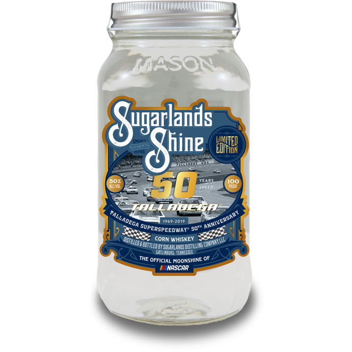 Sugarlands Shine Talladega 50th Anniversary Corn Whiskey - Available at Wooden Cork