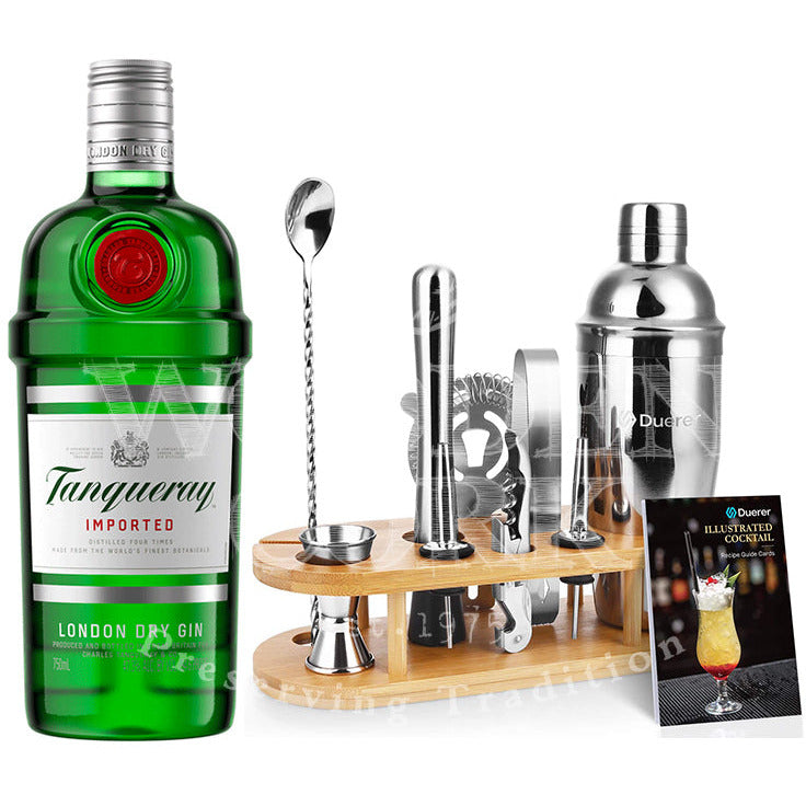 Tanqueray Gin with Bartender Kit Bundle