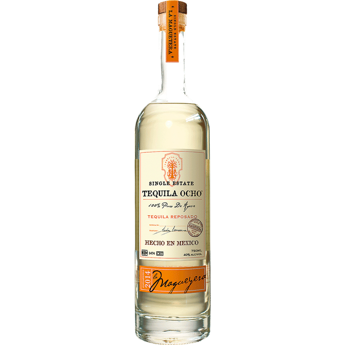 Tequila Ocho Reposado - Available at Wooden Cork