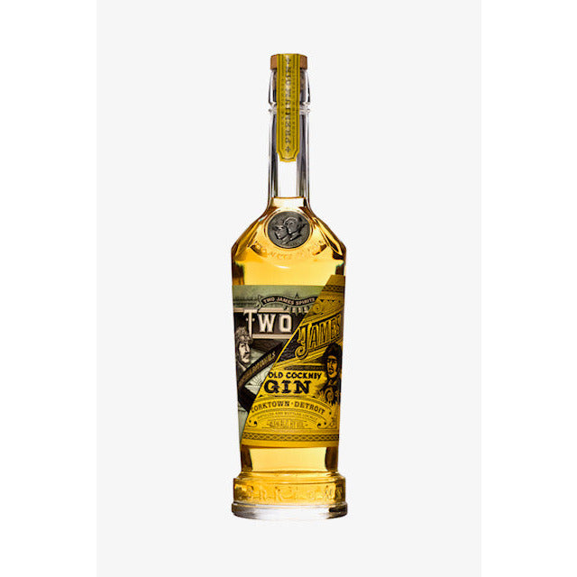 Two James Old Cockney Barrel Rested Gin - Available at Wooden Cork
