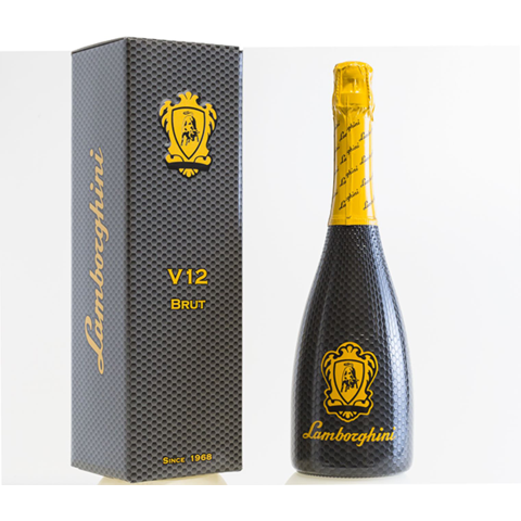 Lamborghini V12: Brut Vino Spumante With Gift Box - Available at Wooden Cork