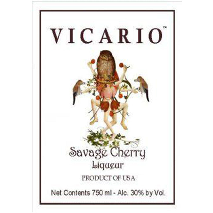 Buy Vicario Savage Cherry Liqueur | Vicario - Wooden Cork #1