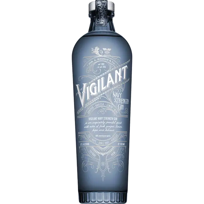 Vigilant Navy Strength Gin 114 Proof - Available at Wooden Cork