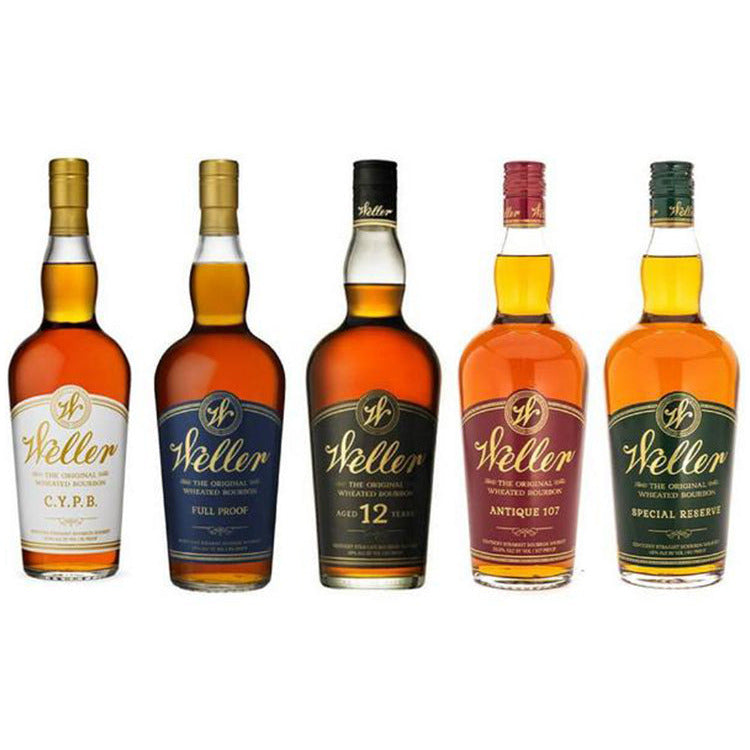 W.L. Weller Bourbon Five Bottle Bundle - Available at Wooden Cork