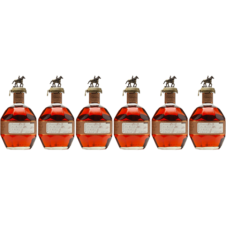 Blanton's Straight From The Barrel 6-Pack | Cask Strength – Wooden