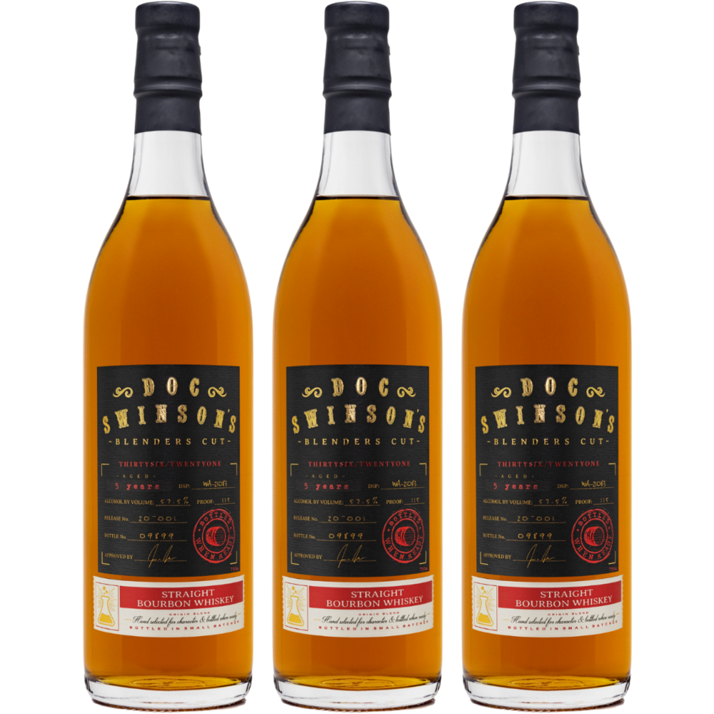 Doc Swinson's Blender Cut Bourbon 3 Pack - Available at Wooden Cork