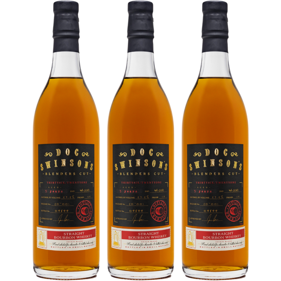 Doc Swinson's Blender Cut Bourbon 3 Pack - Available at Wooden Cork