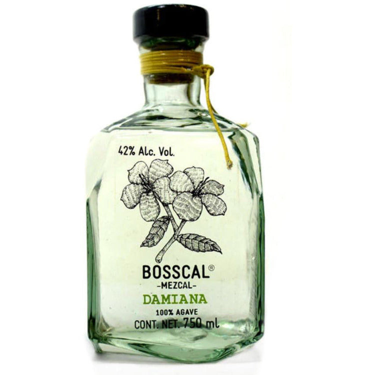 Bosscal Mezcal Damiana Wooden Cork