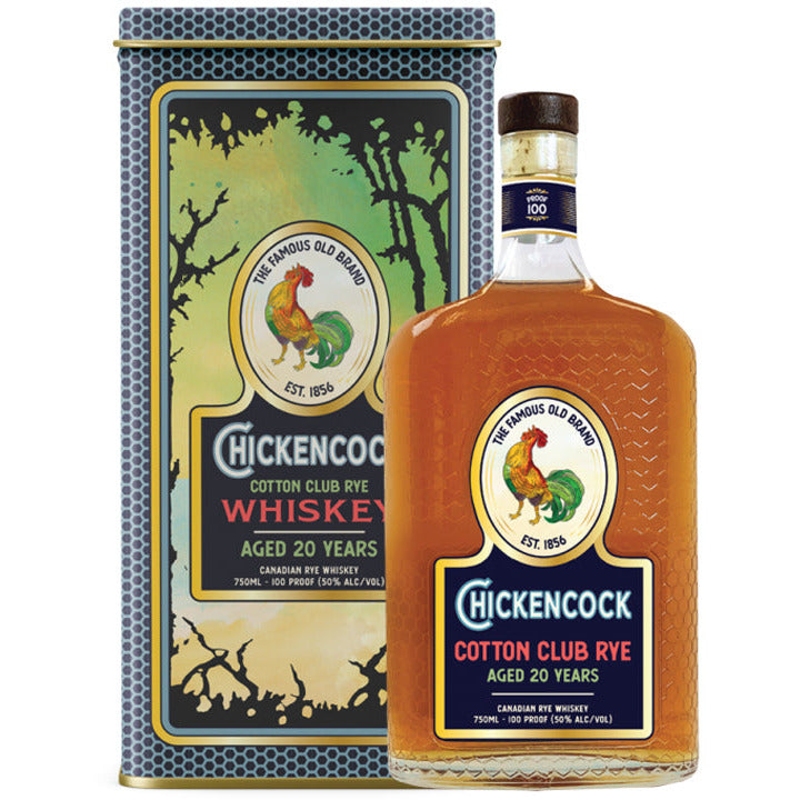 Chicken Cock 20 Years Old Cotton Club Canadian Rye Whiskey - Available at Wooden Cork