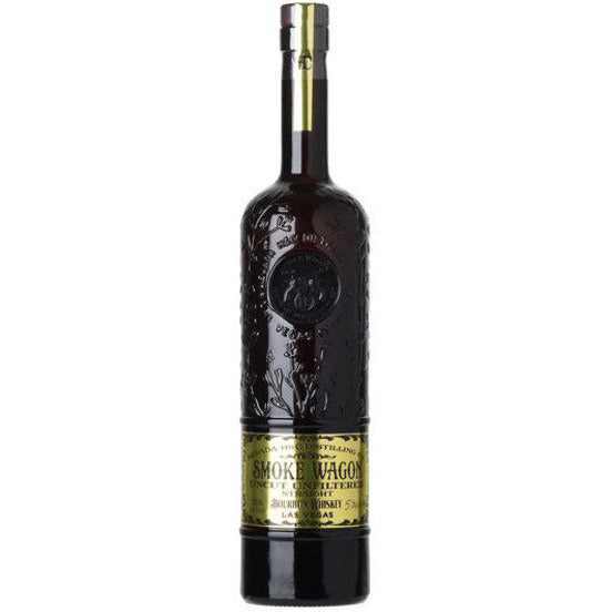 Smoke Wagon Uncut Unfiltered Bourbon Whiskey - Available at Wooden Cork