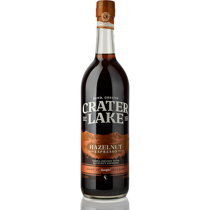 Crater Lake Hazelnut Espresso Vodka - Available at Wooden Cork
