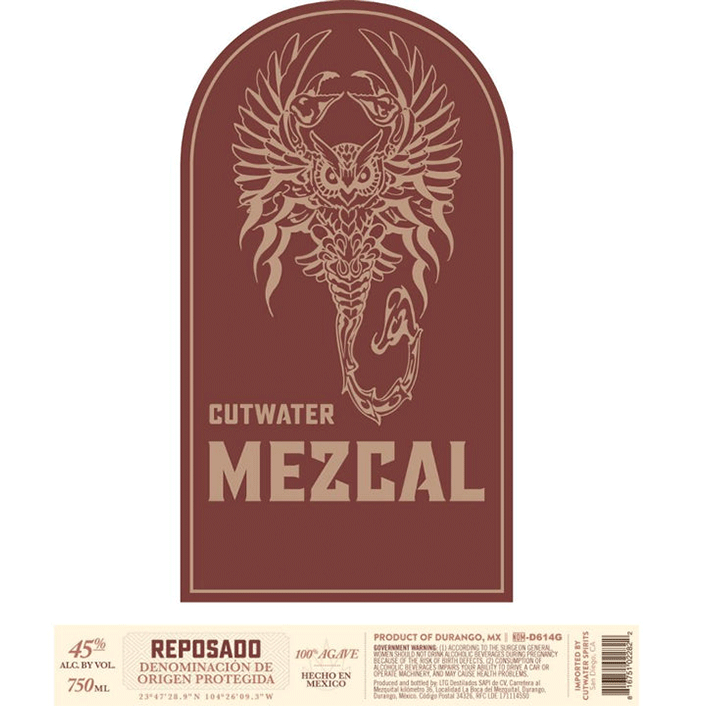 Cutwater Spirits Mezcal Reposado - Available at Wooden Cork