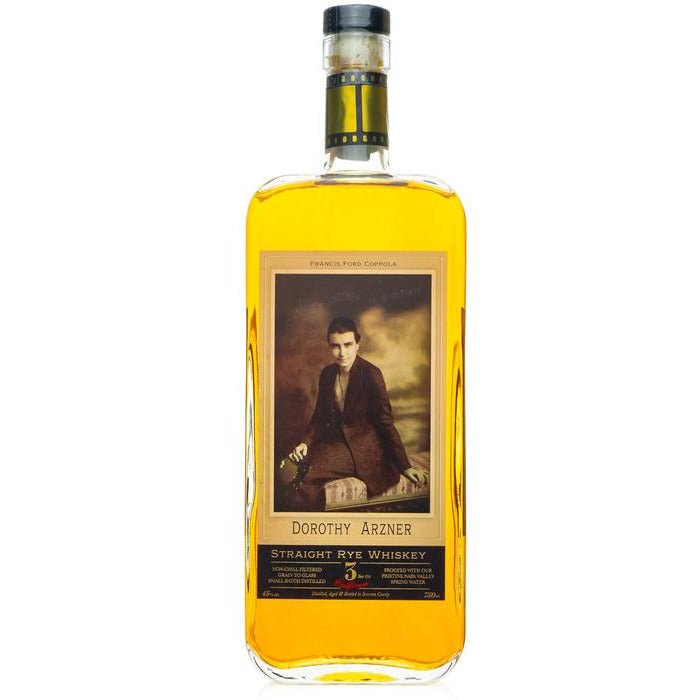 Dorothy Arzner Straight Rye Whiskey - Available at Wooden Cork