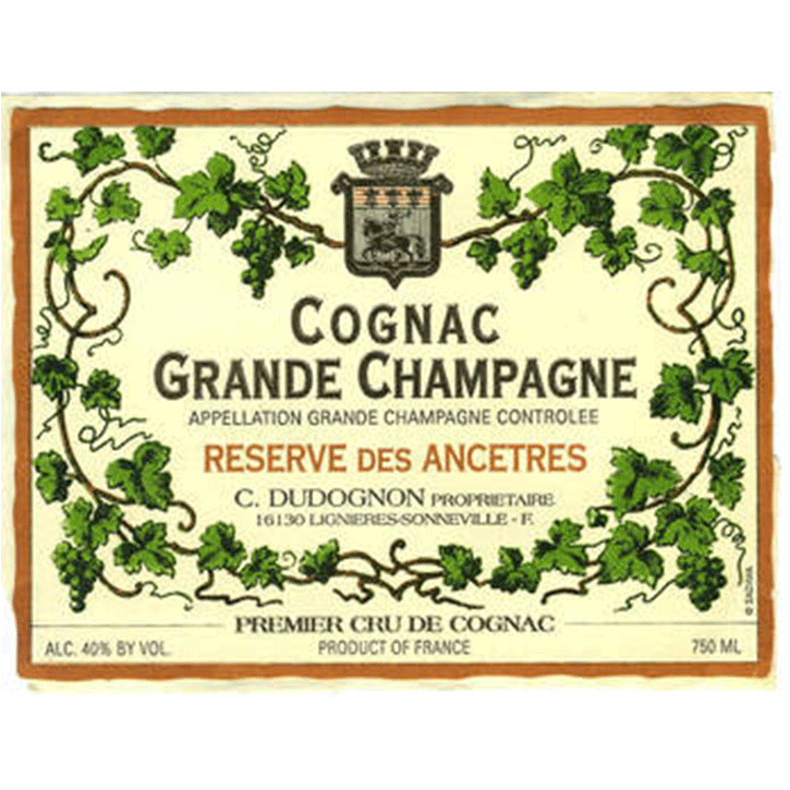 Dudognon Cognac ‘Reserve,’ 10 Yrs Old - Available at Wooden Cork