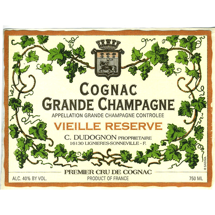 Dudognon Cognac ‘Vieille Reserve,’ 20 Yr Old - Available at Wooden Cork