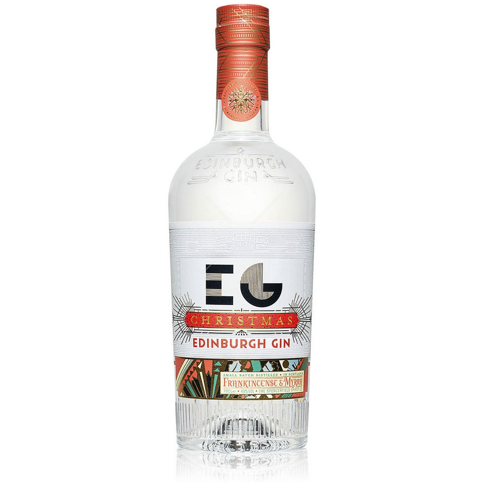 Edinburgh Christmas Gin Small Batch Distilled - Available at Wooden Cork