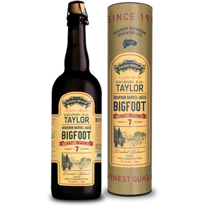 Buffalo Trace Collaboration - E.H. Taylor Bourbon Barrel-Aged Bigfoot - Available at Wooden Cork