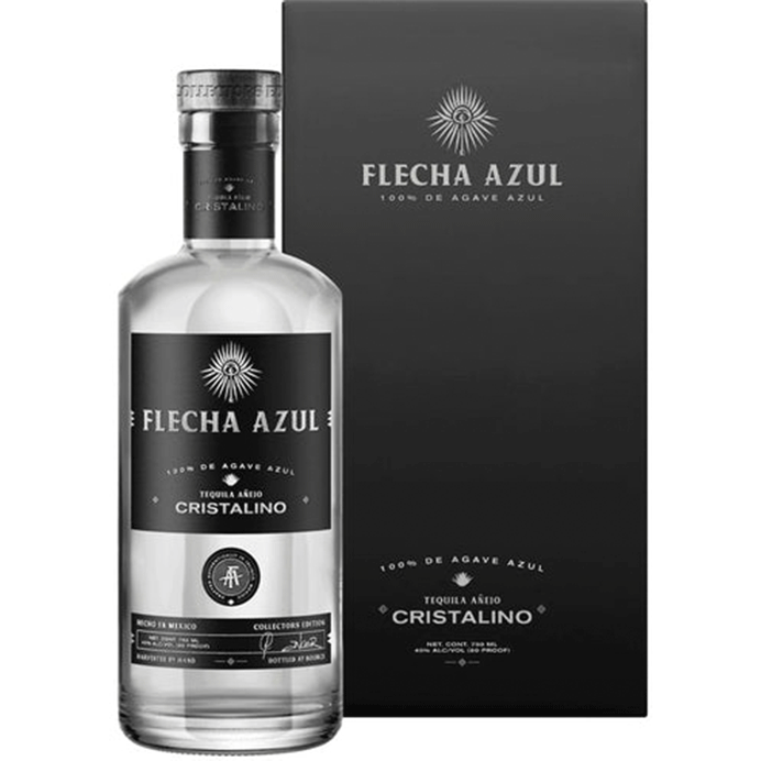 Flecha Azul Añejo Cristalino Tequila - Available at Wooden Cork