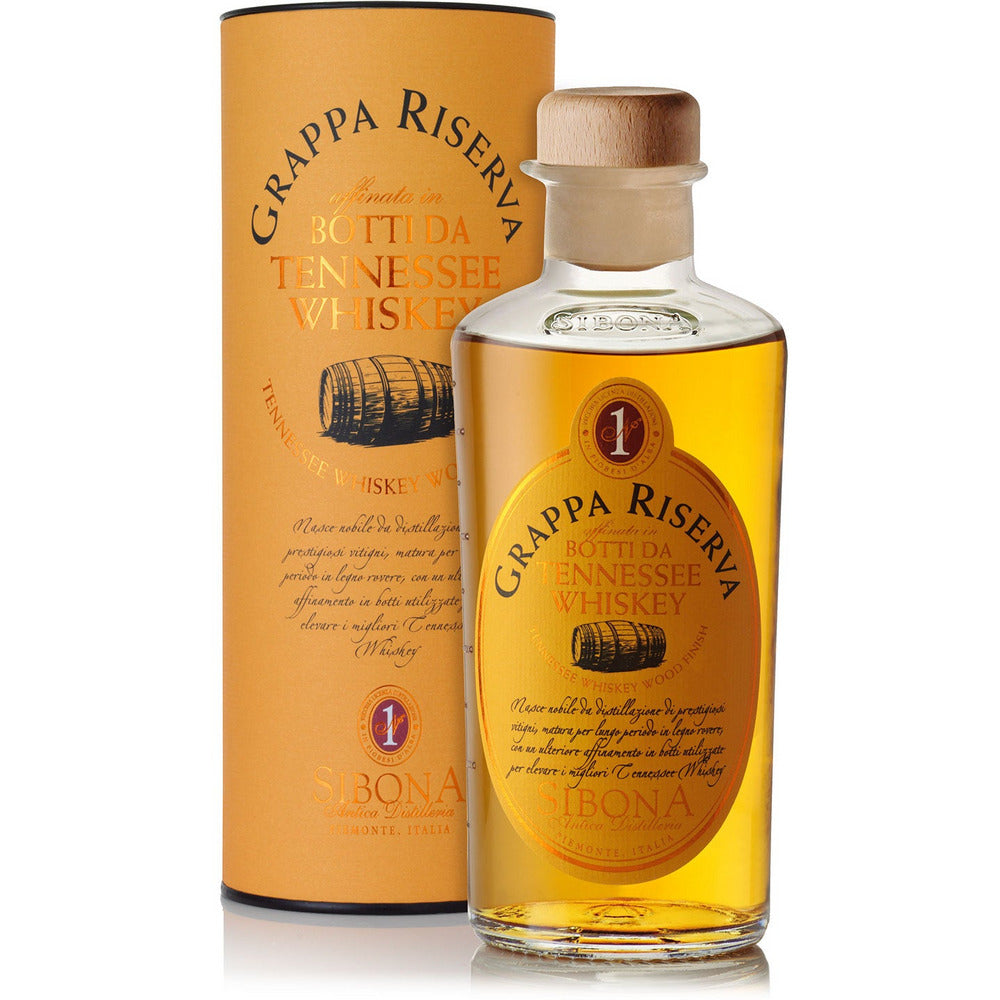 Sibona Whiskey Barrel Grappa - Available at Wooden Cork