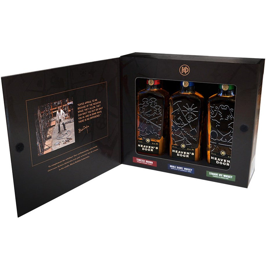 Heaven's Door Trilogy Set Bourbon, Double Barrel, Rye - Available at Wooden Cork