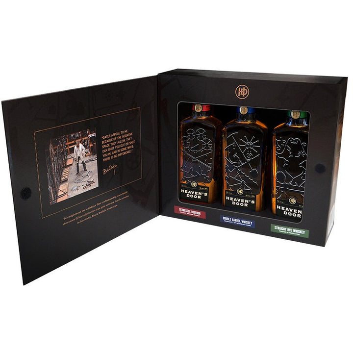 Heaven's Door Trilogy Set Bourbon, Double Barrel, Rye - Available at Wooden Cork
