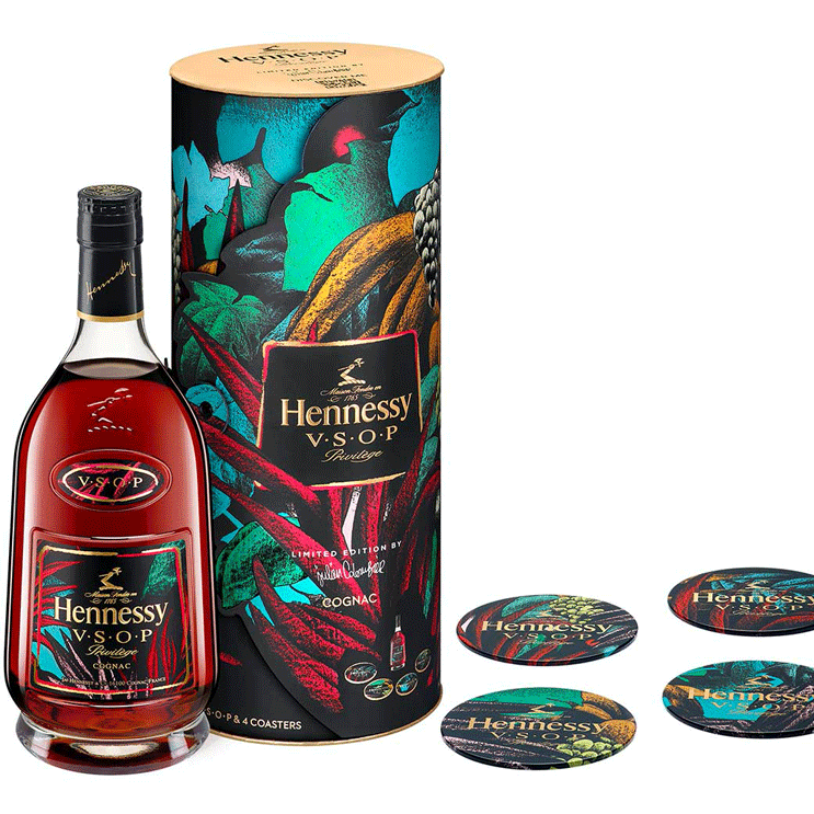 Hennessy VSOP Limited Edition Julien Colombier with Coasters