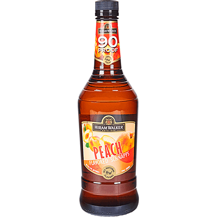 Hiram Walker Peach Schnapps - Available at Wooden Cork