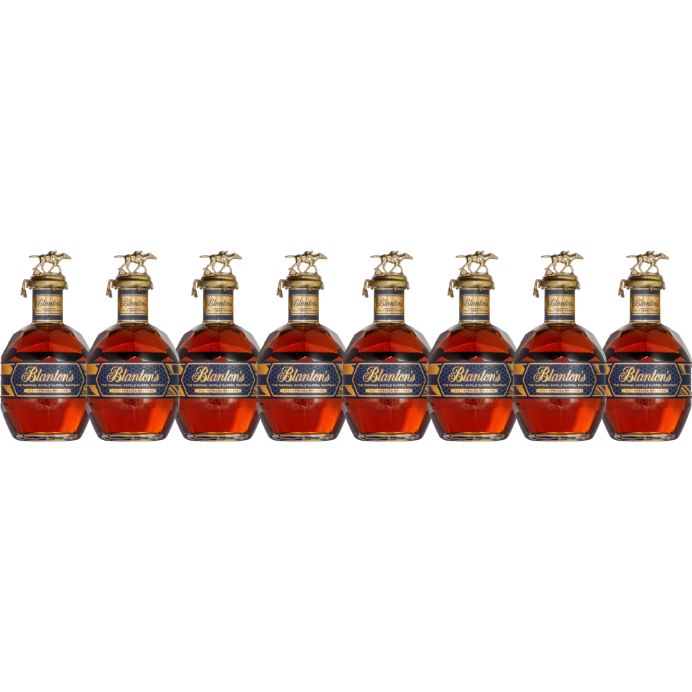 Blanton’s Honey Barrel 2021 Special Release Full Horse Collection - 8 Bottles - Available at Wooden Cork