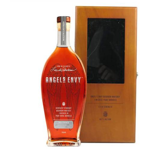 Angels Envy 2018 Cask Strength Wooden factory Display Box Only