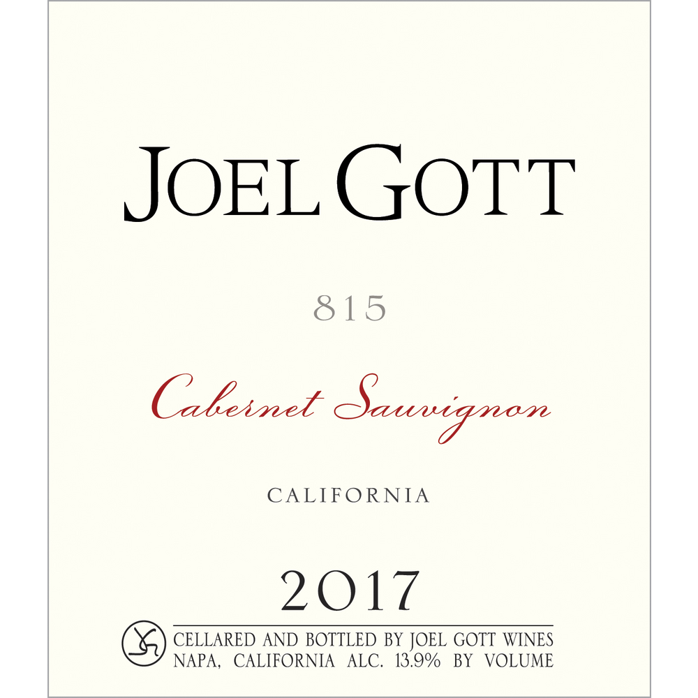 Joel Gott 815 California Cabernet Sauvignon 750ml