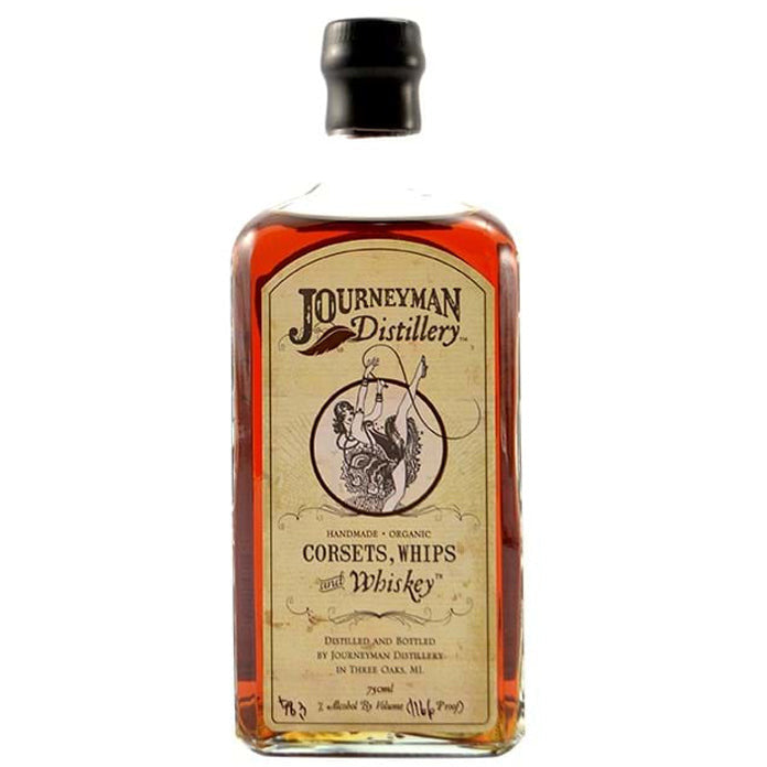 Journeyman Distillery Corsets Whips & Whiskey - Available at Wooden Cork