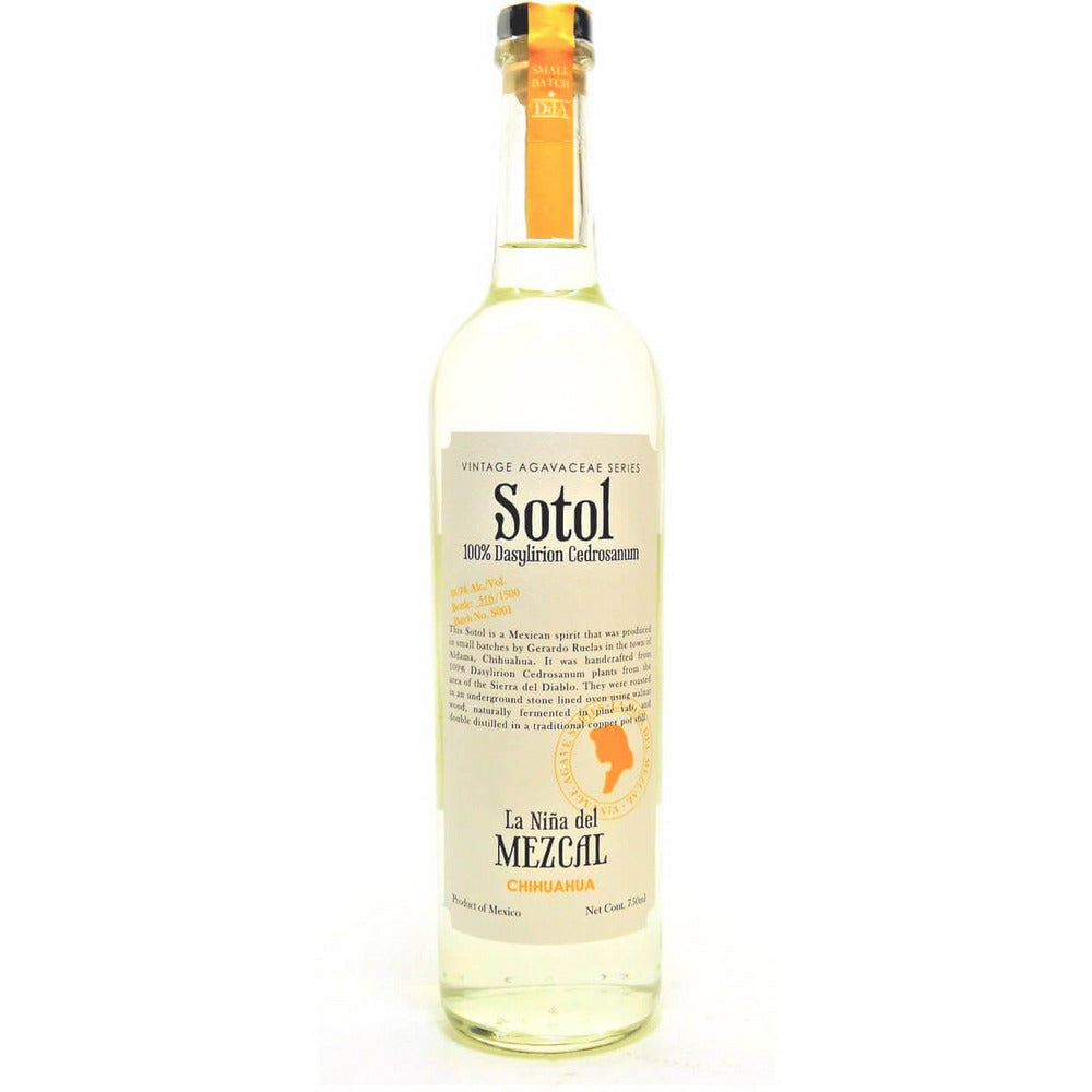 La Niña del Mezcal Sotol - Available at Wooden Cork