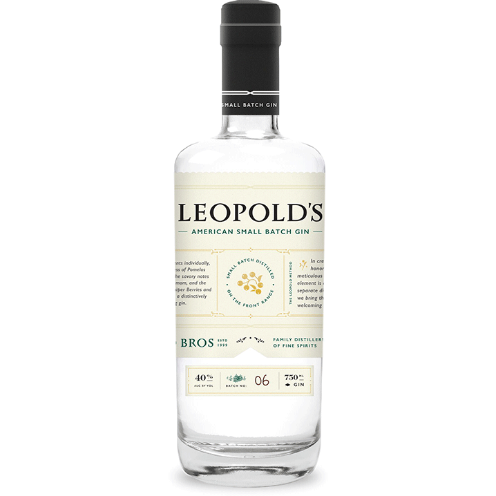 Leopold Bros American Small Batch Gin - Available at Wooden Cork