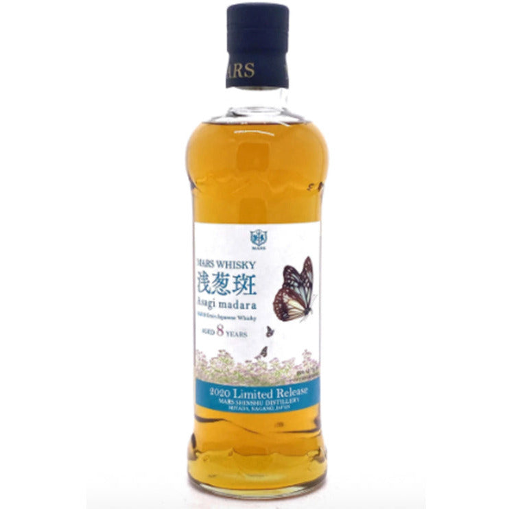 Mars Shinshu Distillery Asagi Madara Malt & Grain Japanese Whiskey Aged 8 Years Limited Release - Available at Wooden Cork