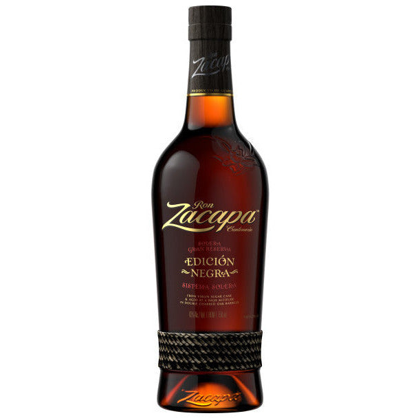 Ron Zacapa Aged Rum Centenario Edicion Negra Solera Gran Reserva - Available at Wooden Cork