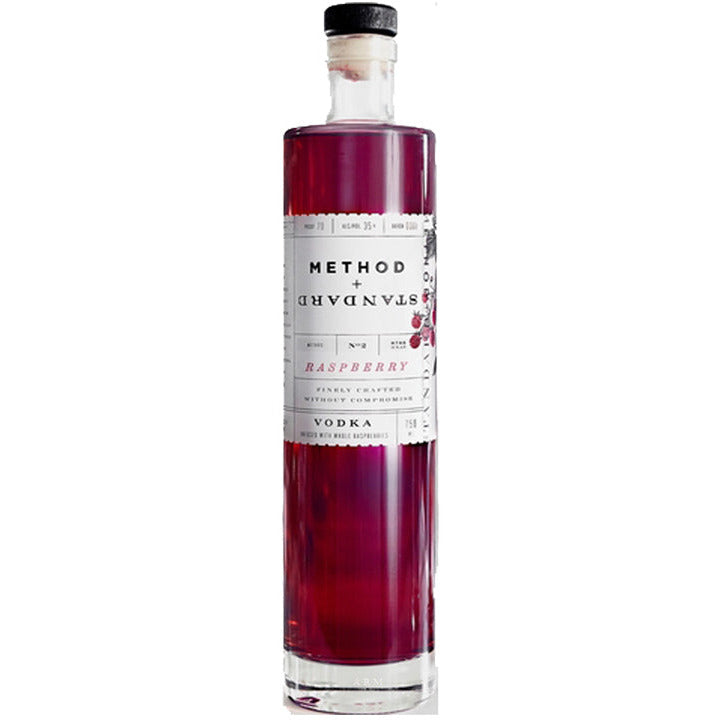 Method + Standard Vodka Raspberry Vodka - Available at Wooden Cork