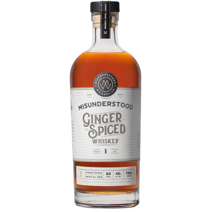 Misunderstood Whiskey Ginger Spiced Whiskey - Available at Wooden Cork