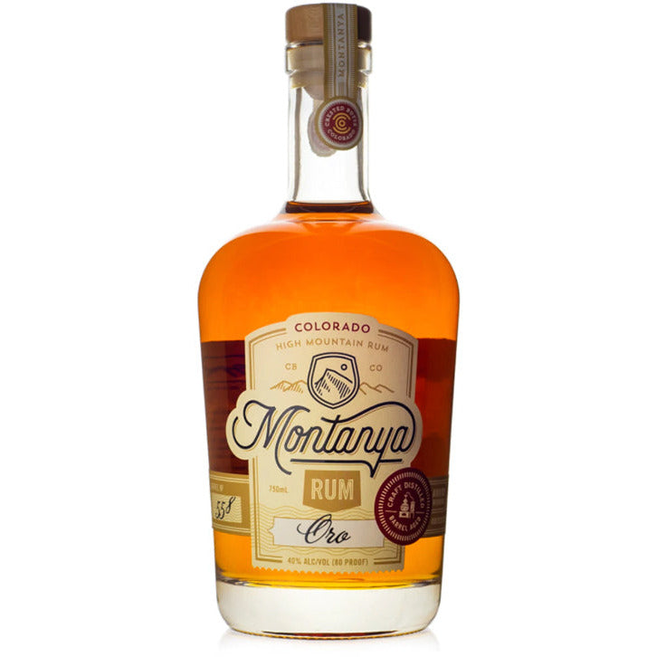 Montanya Distillers Oro Gold Rum - Available at Wooden Cork