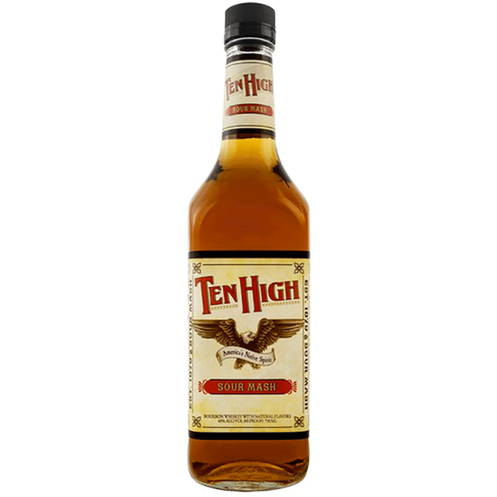 Ten High Sour Mash Whiskey - Available at Wooden Cork