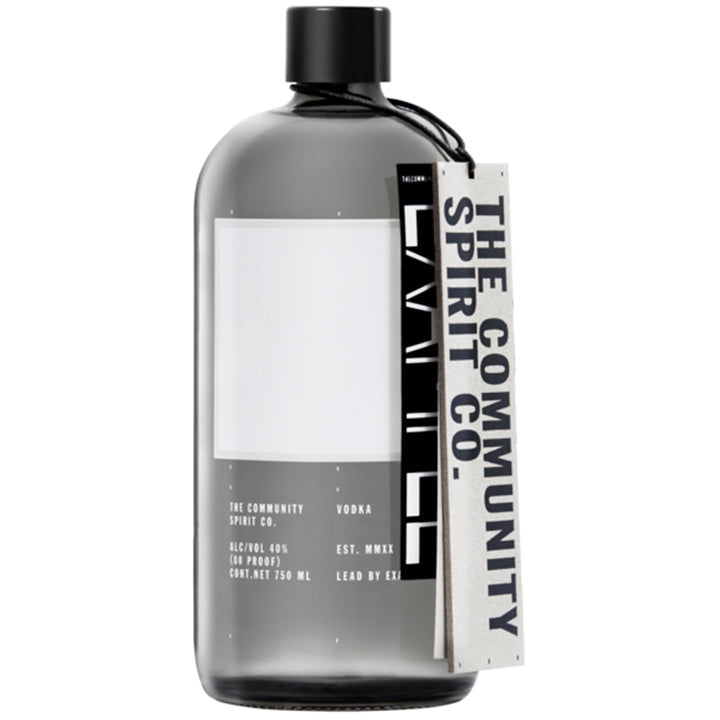 The Community Spirit Co. Vodka - Available at Wooden Cork