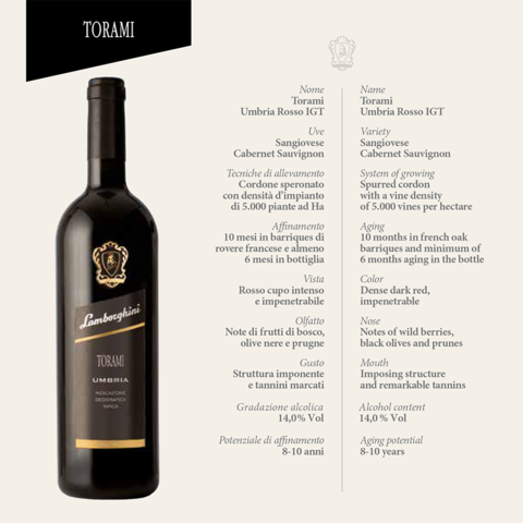 Lamborghini: Torami Umbria Red - Available at Wooden Cork
