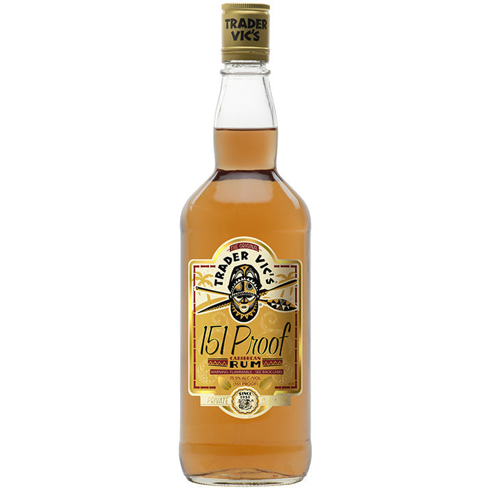 Trader Vics Private Selection 151 Proof Caribbean Rum - Available at Wooden Cork
