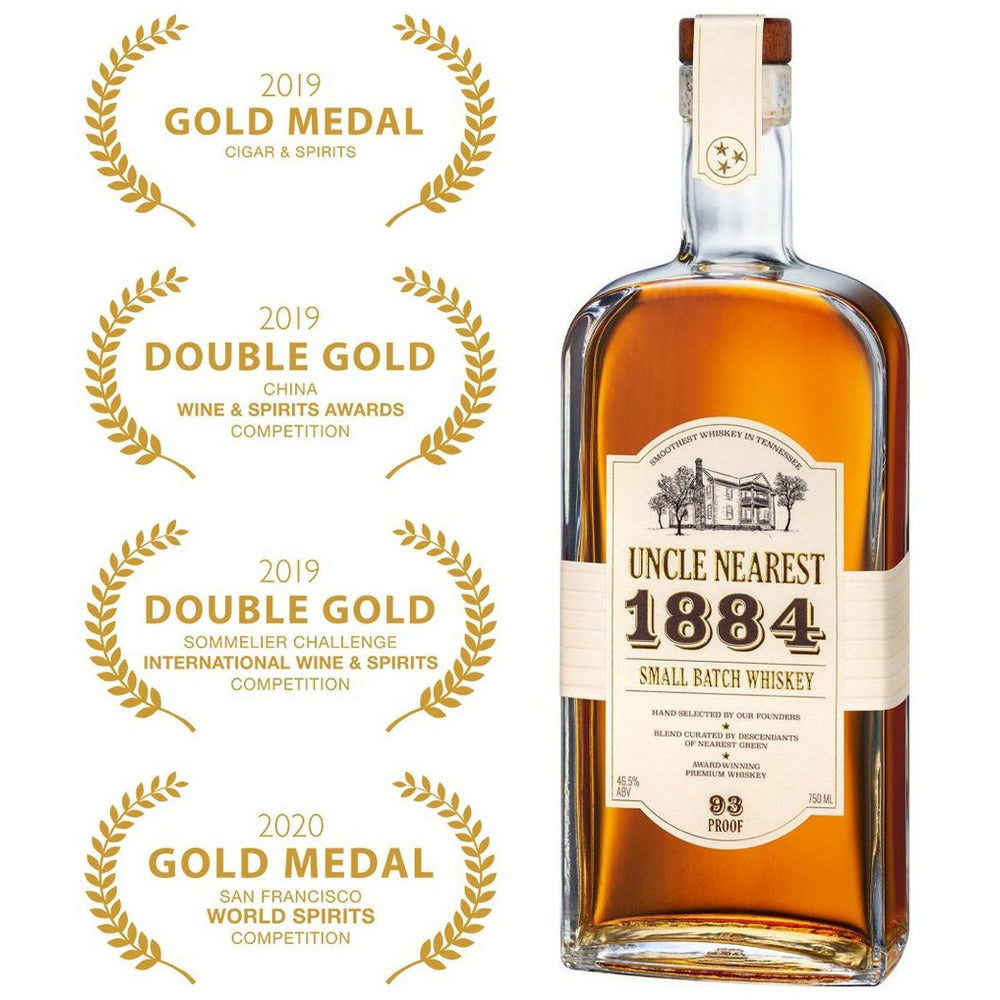 Uncle Nearest 1856 Premium Aged Whiskey & 1884 Small Batch Whiskey Set - Available at Wooden Cork
