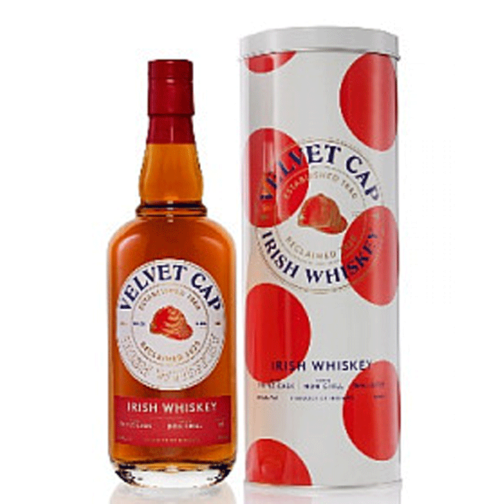 Velvet Cap Irish Whiskey - Available at Wooden Cork